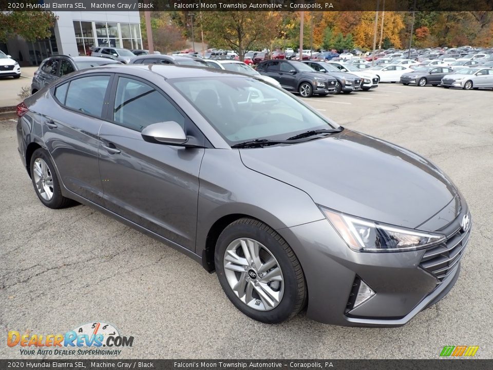 2020 Hyundai Elantra SEL Machine Gray / Black Photo #3