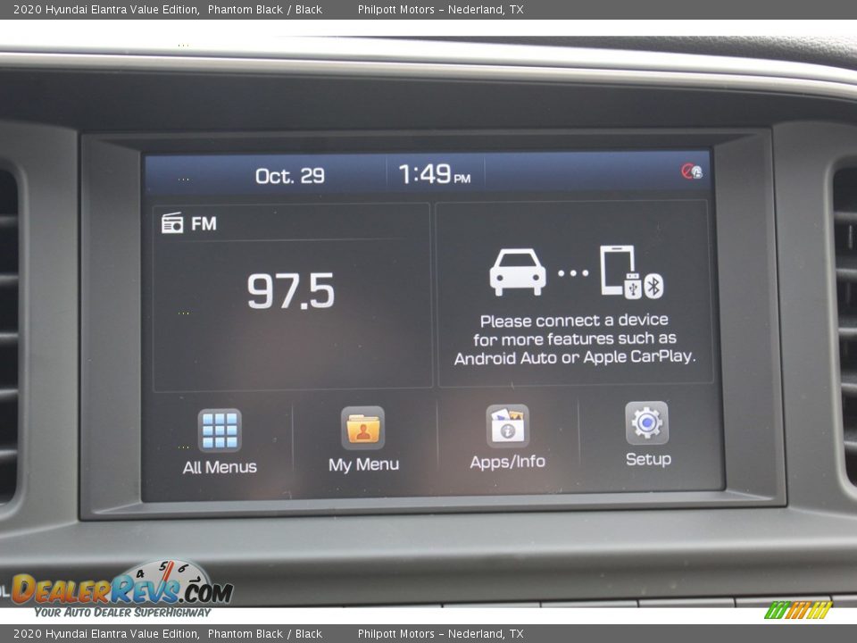 2020 Hyundai Elantra Value Edition Phantom Black / Black Photo #14