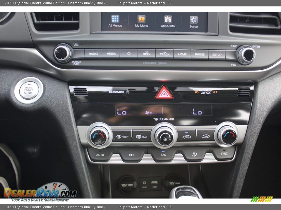 2020 Hyundai Elantra Value Edition Phantom Black / Black Photo #15