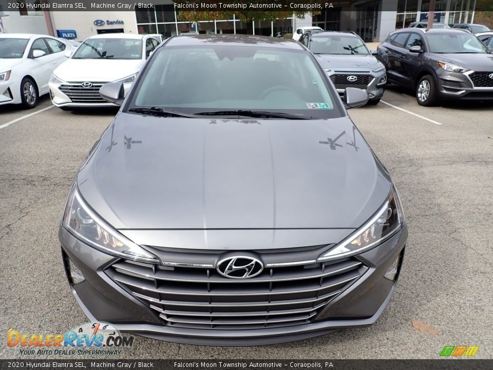 2020 Hyundai Elantra SEL Machine Gray / Black Photo #4