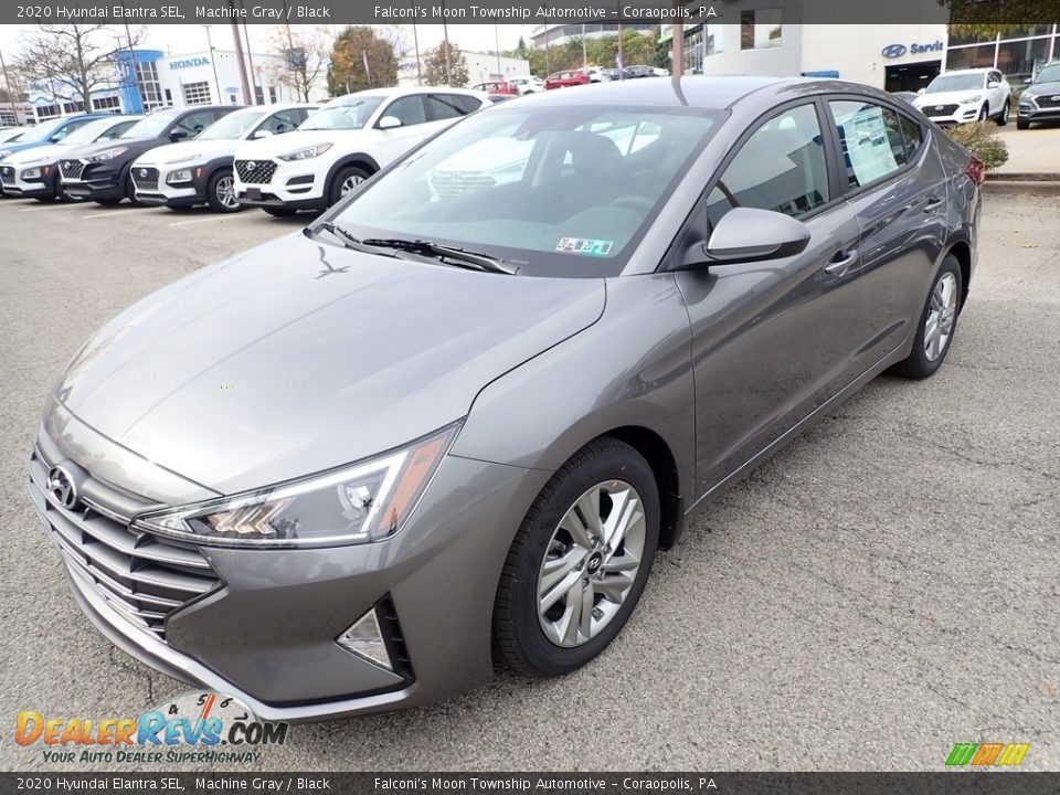 2020 Hyundai Elantra SEL Machine Gray / Black Photo #5