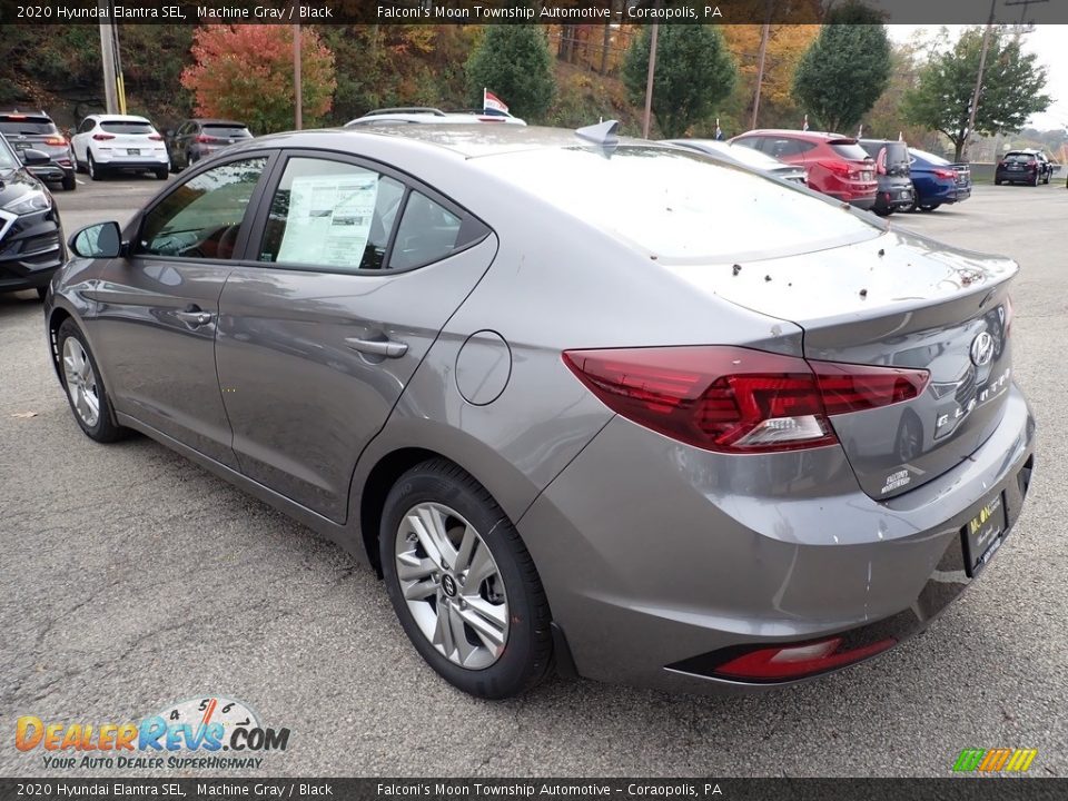 2020 Hyundai Elantra SEL Machine Gray / Black Photo #6