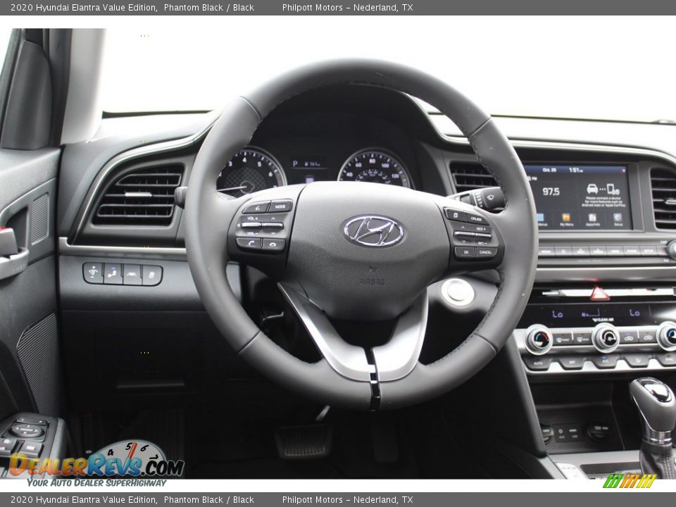 2020 Hyundai Elantra Value Edition Phantom Black / Black Photo #21