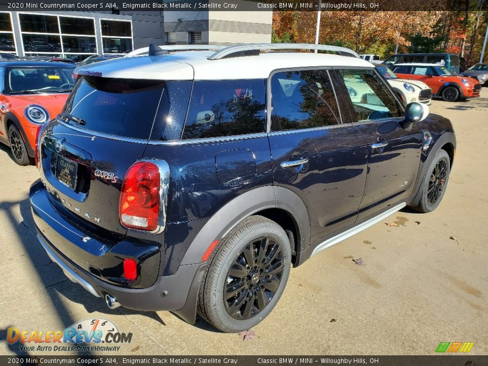2020 Mini Countryman Cooper S All4 Enigmatic Black Metallic / Satellite Gray Photo #2