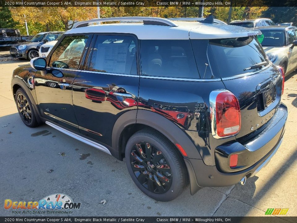 2020 Mini Countryman Cooper S All4 Enigmatic Black Metallic / Satellite Gray Photo #3