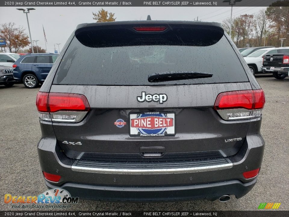 2020 Jeep Grand Cherokee Limited 4x4 Granite Crystal Metallic / Black Photo #5