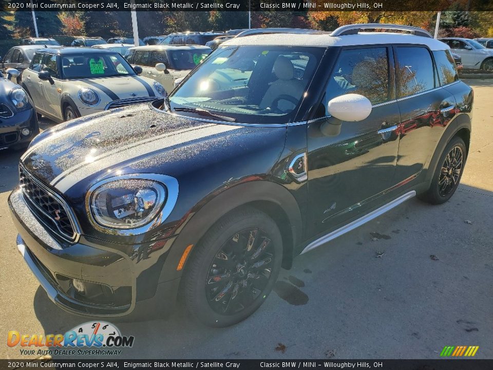 2020 Mini Countryman Cooper S All4 Enigmatic Black Metallic / Satellite Gray Photo #4