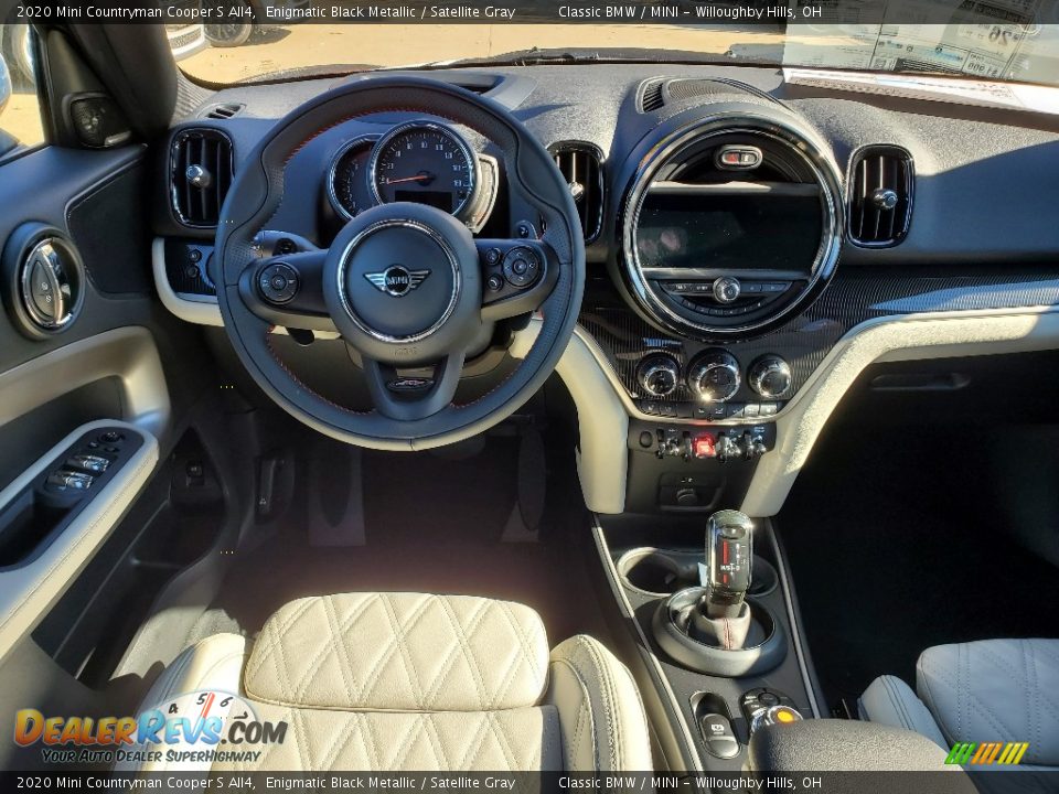 2020 Mini Countryman Cooper S All4 Enigmatic Black Metallic / Satellite Gray Photo #6