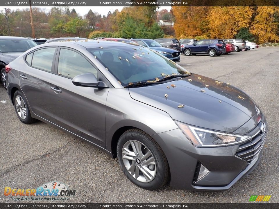 2020 Hyundai Elantra SEL Machine Gray / Gray Photo #3