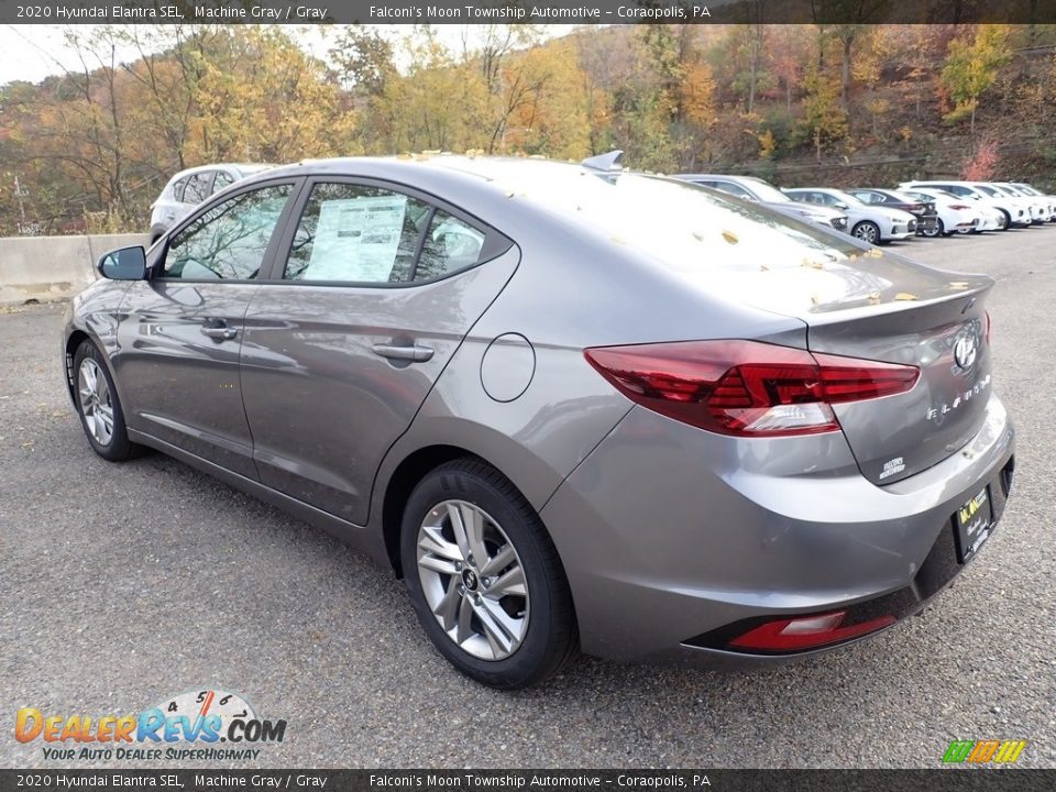 2020 Hyundai Elantra SEL Machine Gray / Gray Photo #6