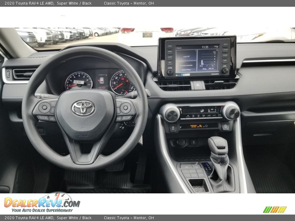 2020 Toyota RAV4 LE AWD Super White / Black Photo #4