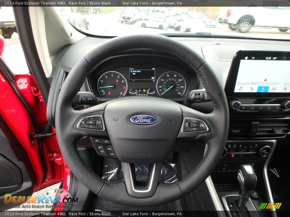 2019 Ford EcoSport Titanium 4WD Steering Wheel Photo #17