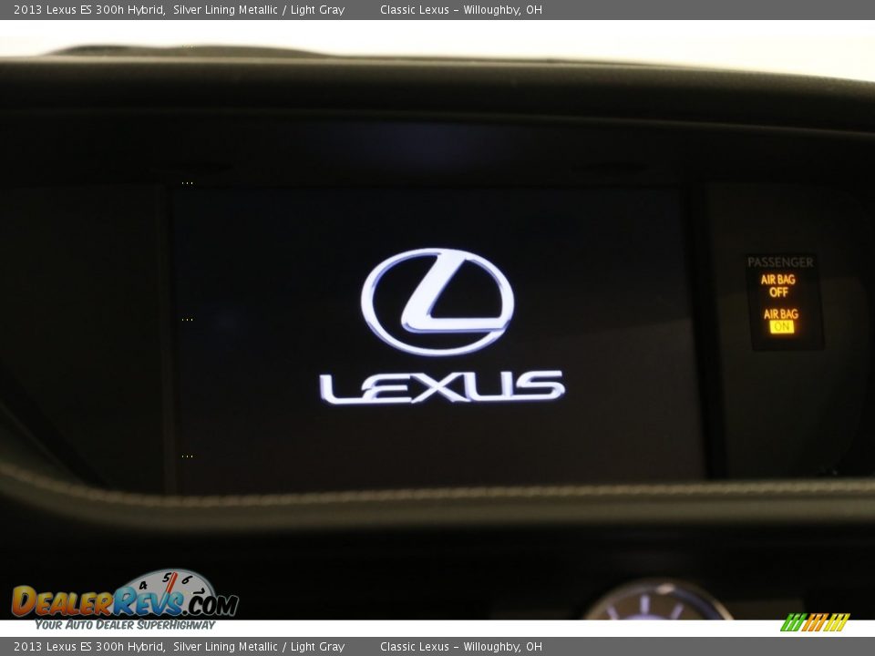 2013 Lexus ES 300h Hybrid Silver Lining Metallic / Light Gray Photo #11