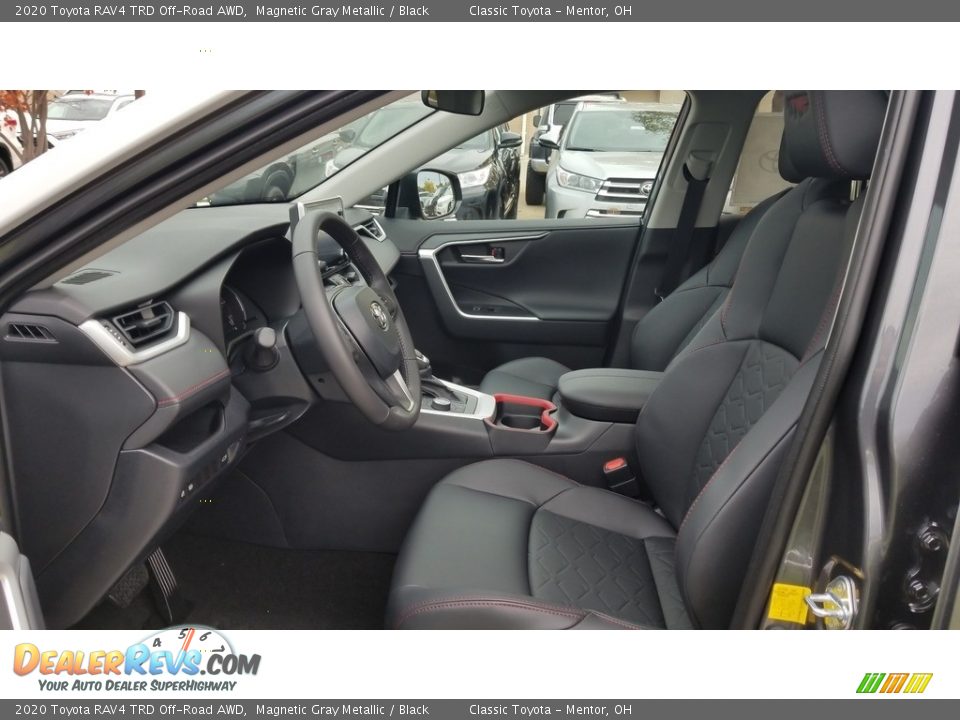 Black Interior - 2020 Toyota RAV4 TRD Off-Road AWD Photo #2