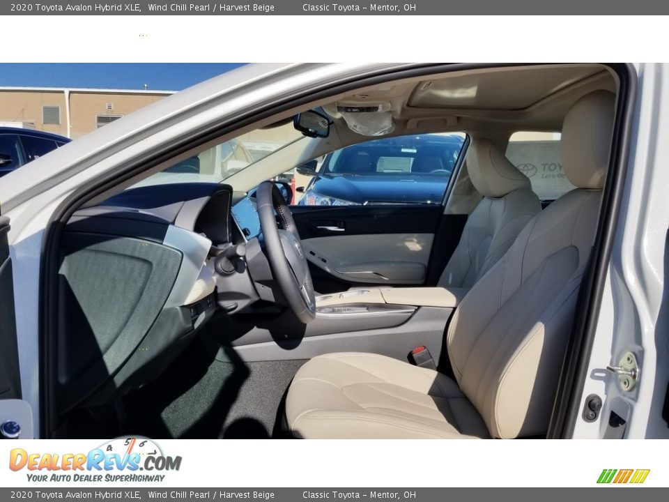 2020 Toyota Avalon Hybrid XLE Wind Chill Pearl / Harvest Beige Photo #2