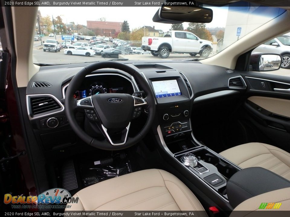 Front Seat of 2020 Ford Edge SEL AWD Photo #14