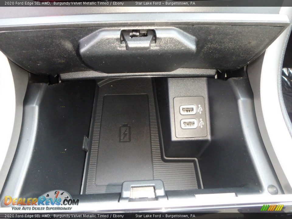 2020 Ford Edge SEL AWD Burgundy Velvet Metallic Tinted / Ebony Photo #17