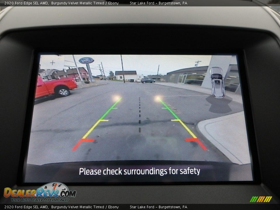 2020 Ford Edge SEL AWD Burgundy Velvet Metallic Tinted / Ebony Photo #20