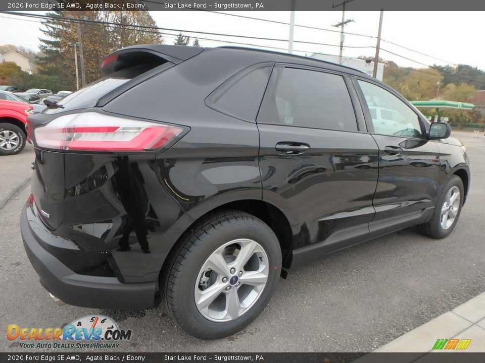 2020 Ford Edge SE AWD Agate Black / Ebony Photo #5