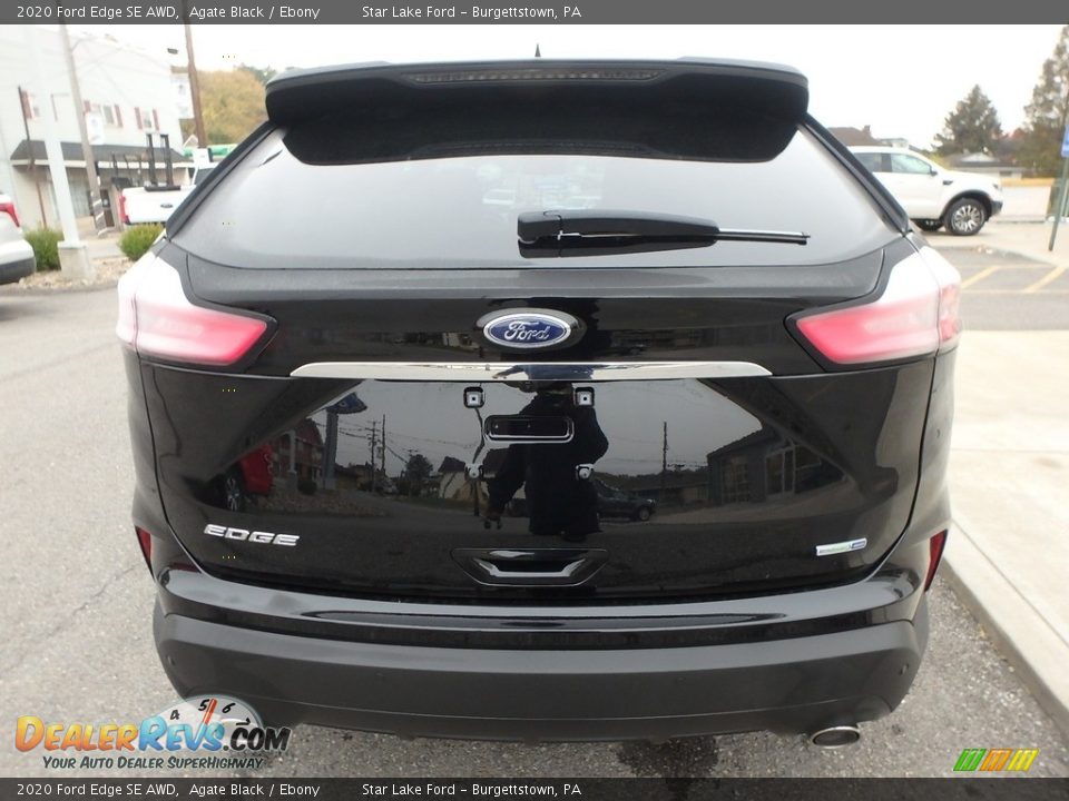 2020 Ford Edge SE AWD Agate Black / Ebony Photo #6