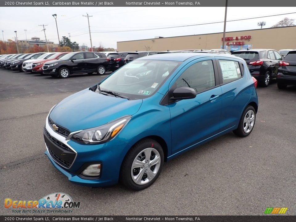2020 Chevrolet Spark LS Caribbean Blue Metallic / Jet Black Photo #1
