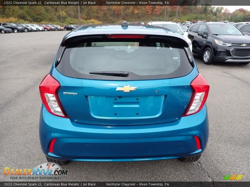 2020 Chevrolet Spark LS Caribbean Blue Metallic / Jet Black Photo #4