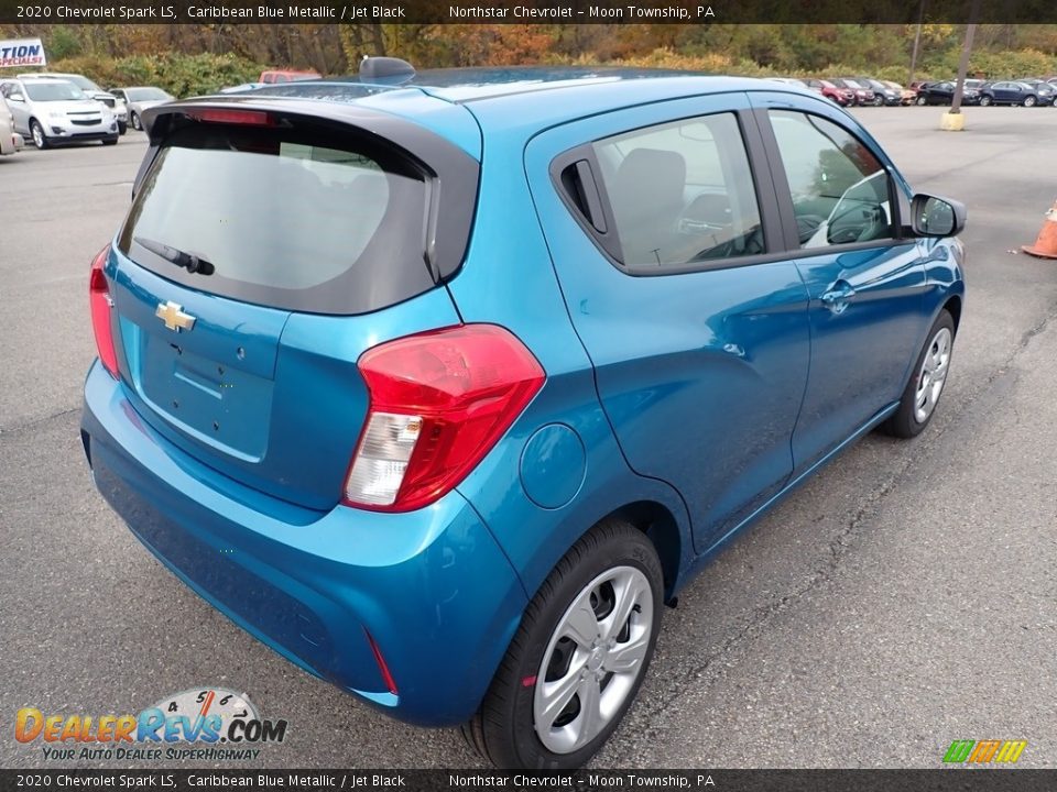 2020 Chevrolet Spark LS Caribbean Blue Metallic / Jet Black Photo #5