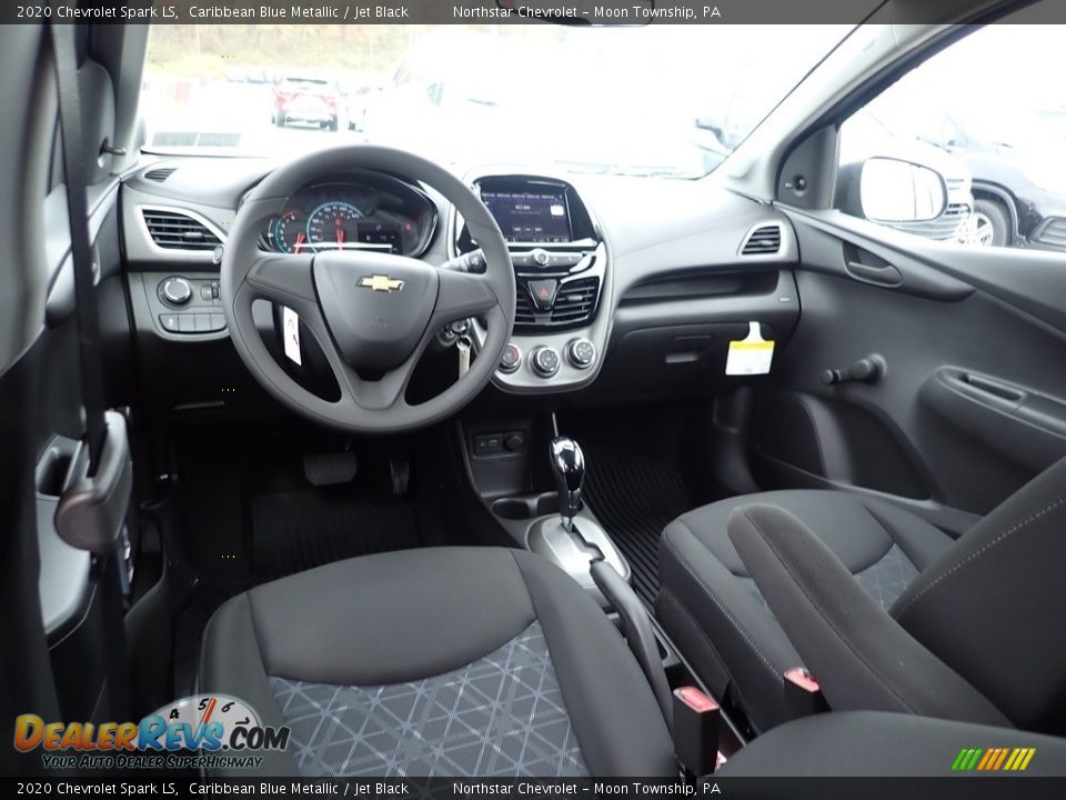 Jet Black Interior - 2020 Chevrolet Spark LS Photo #13