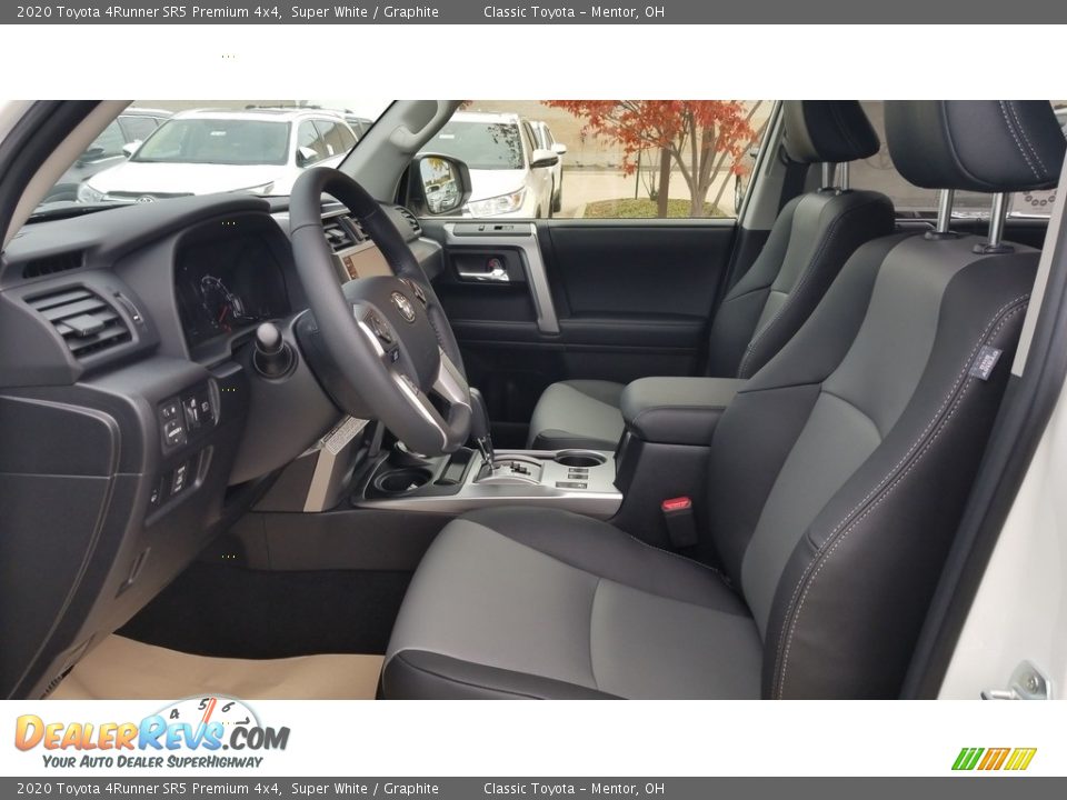 Front Seat of 2020 Toyota 4Runner SR5 Premium 4x4 Photo #2