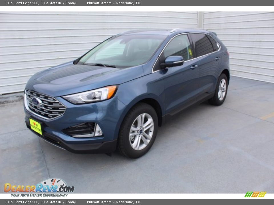 2019 Ford Edge SEL Blue Metallic / Ebony Photo #4