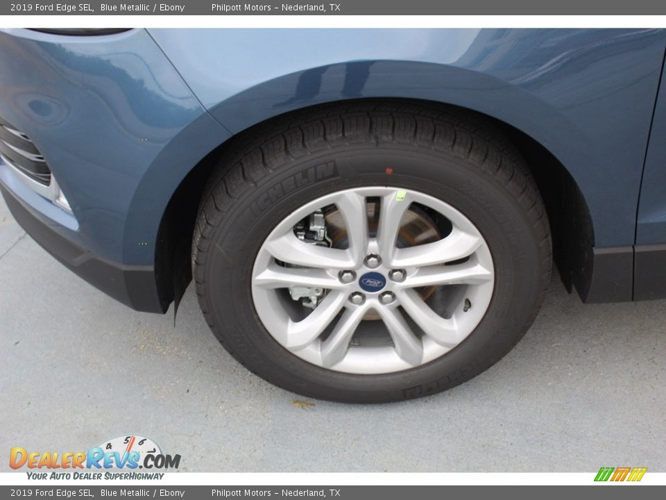 2019 Ford Edge SEL Blue Metallic / Ebony Photo #5