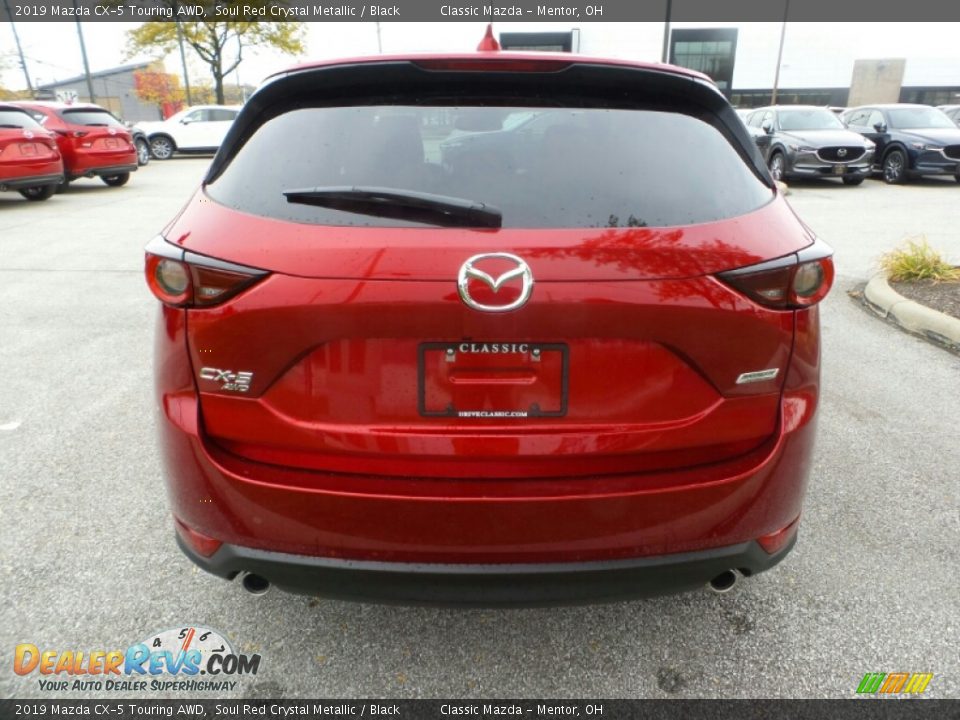 2019 Mazda CX-5 Touring AWD Soul Red Crystal Metallic / Black Photo #6