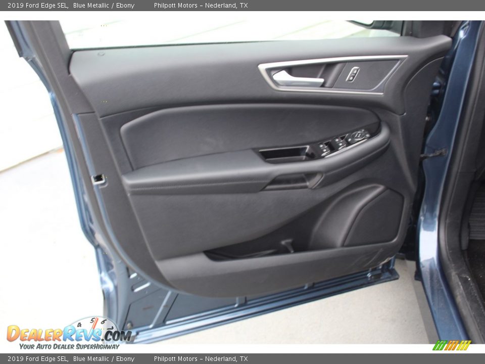 2019 Ford Edge SEL Blue Metallic / Ebony Photo #9