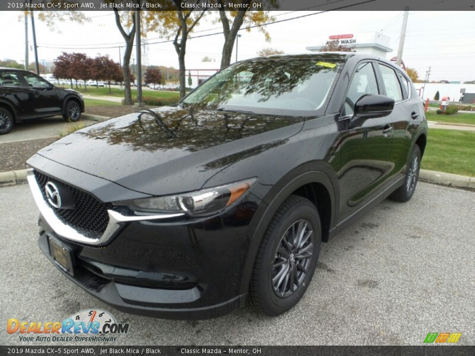 2019 Mazda CX-5 Sport AWD Jet Black Mica / Black Photo #3