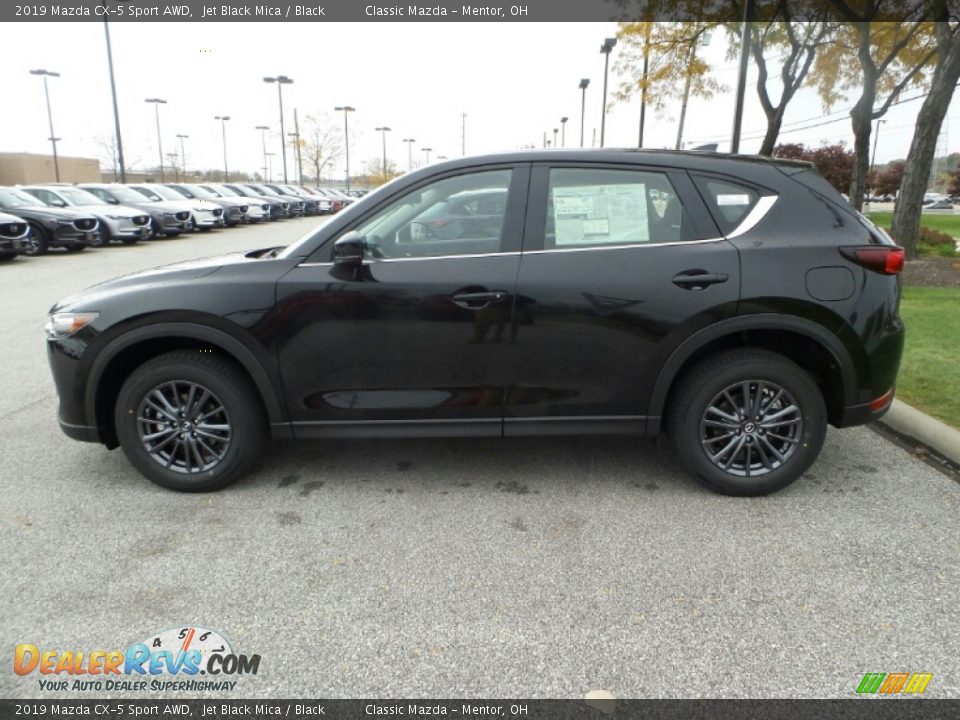 2019 Mazda CX-5 Sport AWD Jet Black Mica / Black Photo #4