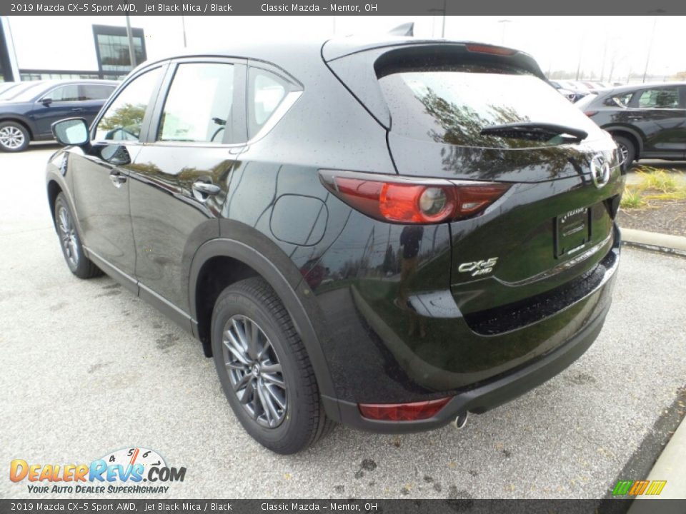 2019 Mazda CX-5 Sport AWD Jet Black Mica / Black Photo #5