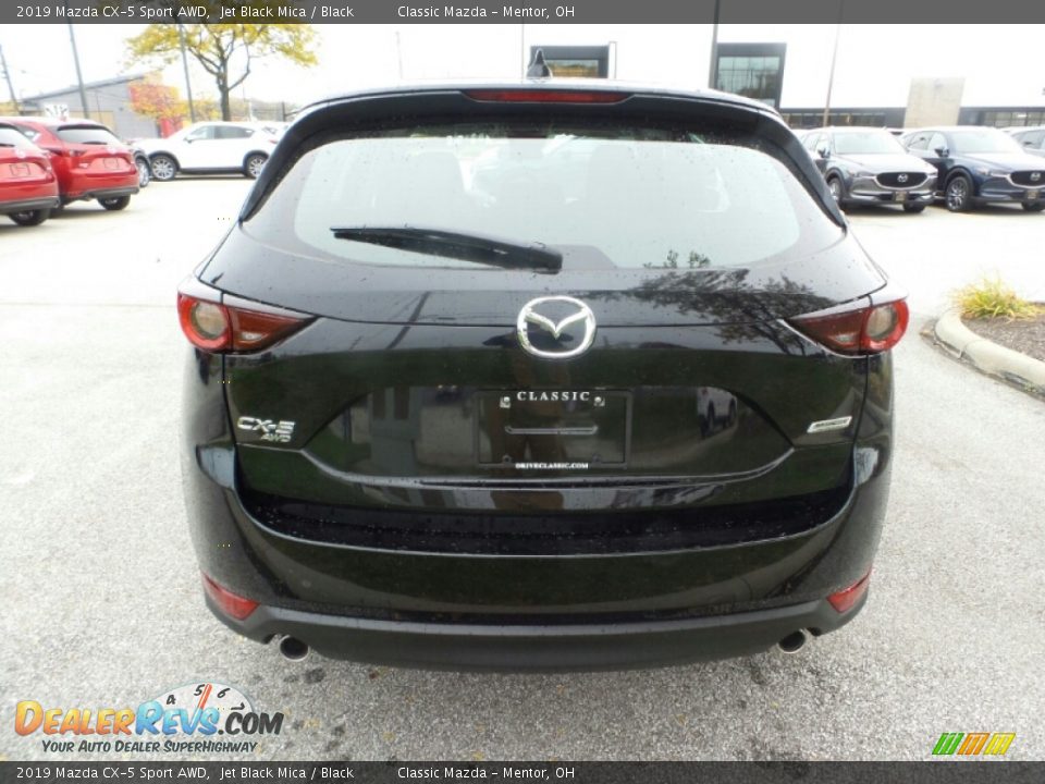 2019 Mazda CX-5 Sport AWD Jet Black Mica / Black Photo #6