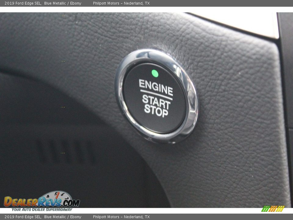 2019 Ford Edge SEL Blue Metallic / Ebony Photo #18