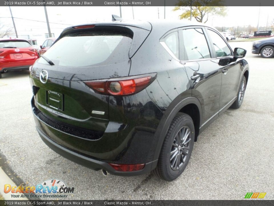 2019 Mazda CX-5 Sport AWD Jet Black Mica / Black Photo #7