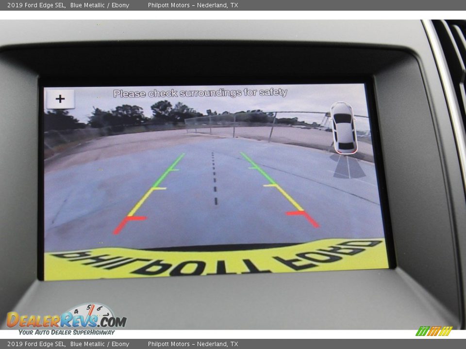 2019 Ford Edge SEL Blue Metallic / Ebony Photo #19