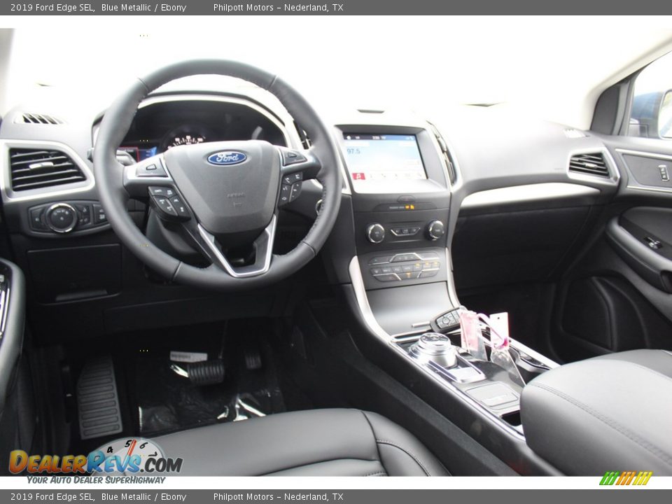 2019 Ford Edge SEL Blue Metallic / Ebony Photo #22