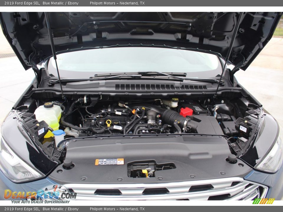 2019 Ford Edge SEL Blue Metallic / Ebony Photo #26