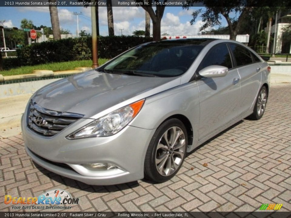 2013 Hyundai Sonata Limited 2.0T Radiant Silver / Gray Photo #1