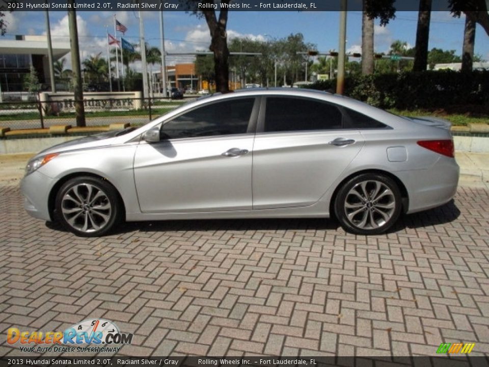 2013 Hyundai Sonata Limited 2.0T Radiant Silver / Gray Photo #3