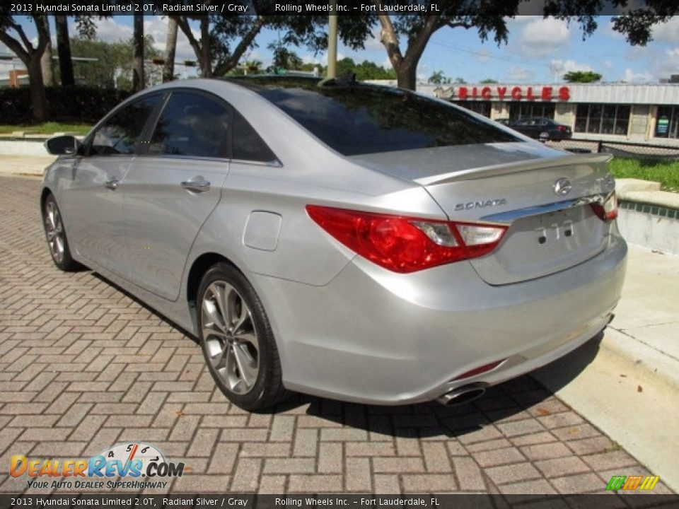 2013 Hyundai Sonata Limited 2.0T Radiant Silver / Gray Photo #5