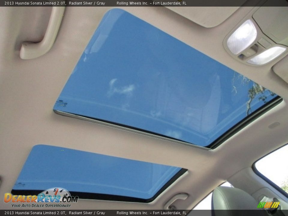 2013 Hyundai Sonata Limited 2.0T Radiant Silver / Gray Photo #6