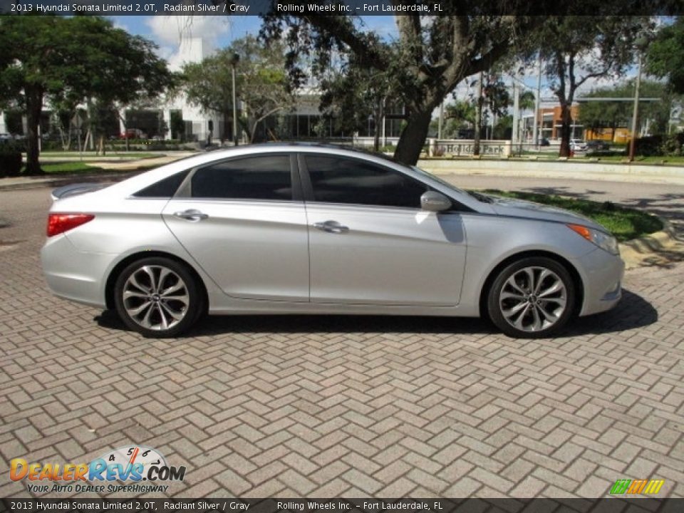2013 Hyundai Sonata Limited 2.0T Radiant Silver / Gray Photo #9