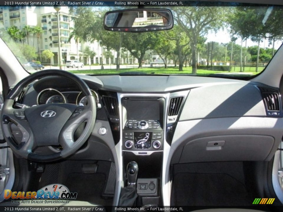 2013 Hyundai Sonata Limited 2.0T Radiant Silver / Gray Photo #10