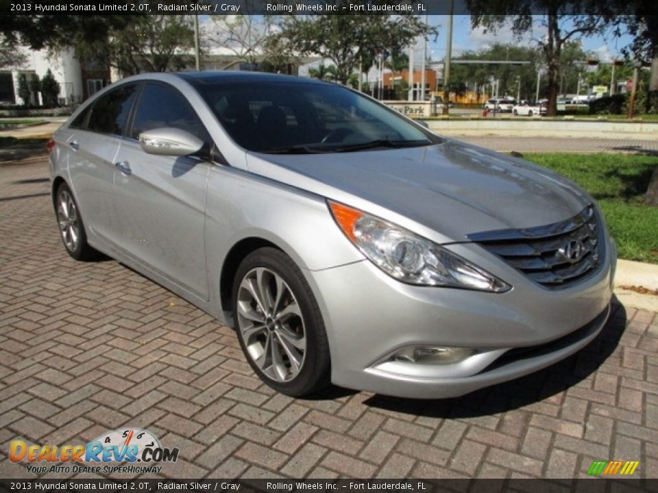 2013 Hyundai Sonata Limited 2.0T Radiant Silver / Gray Photo #11