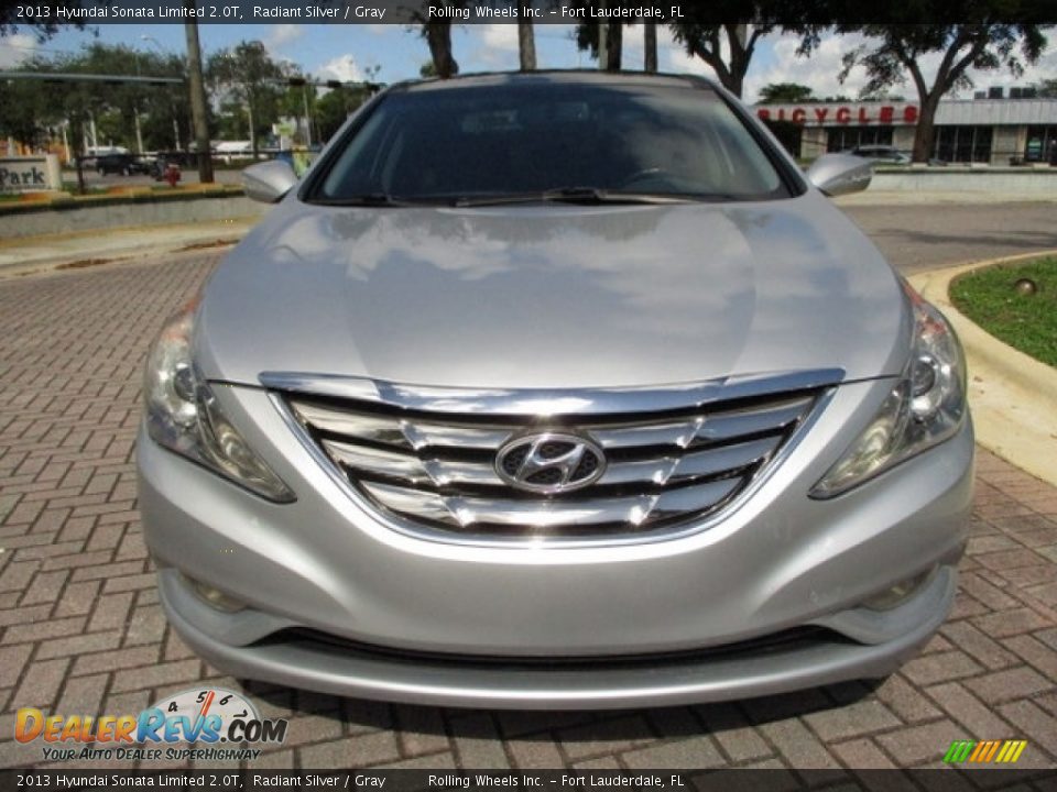 2013 Hyundai Sonata Limited 2.0T Radiant Silver / Gray Photo #13